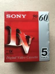 全新空白錄影帶 -- SONY Mini DV 60 (一捲40, 5卷裝150）（日本製）滿千免運
