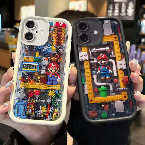 Super M-Mario B-Bros Soft Case For iPhone 17 Air 16E 16 15 14 Plus 13 12 11 Pro Max XR SE 2020 SE4 7
