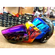 Helmet Visor 3 Button - XDot Reborn BOB HEATH FOR MS88 MHR SGV RS88 NS88 RAINBOW / SIANG MALAM