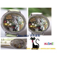 M:N: Korean 3D miniature watch (Flower cat) 100% genuine M:N: branded watch