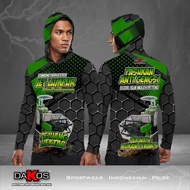 Jersey Combine Jet Mud Warrior Hektar Long Sleeve Fullprint Cool Material Combination Driver Operato