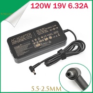19V 6.32A 120W 5.5x2.5mm Penyesuai AC Pengecas Bekalan Kuasa Untuk ASUS ROG FX504 GL502V GL752VW GL5