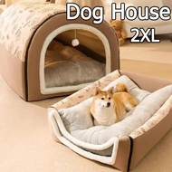 Big Dog Kennel Warm Winter Dog House Mat Detachable Washable Dogs Bed Nest Deep Sleep Tent for Mediu