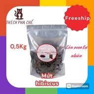 mứt hibiscus (mứt atiso đỏ) 500Gr GOOD HEART giòn chua ít ngọt