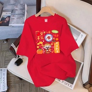 2026 CNY Women Loose Horse Prints Plus Size M-4XLT-shirt Clothes Men Short Sleeve Fashion Retro Prin