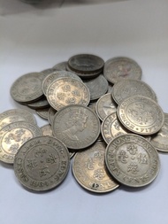 香港銀色女王頭5毫硬幣