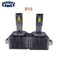 2PCS Headlights HID BULB XENON Bulb To LED 55W 6000K White D1S D2S D3S D4S D5S Two-sided CSP Chip +3