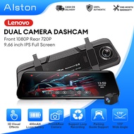 LENOVO V7 10 inch Dashcam IPS TOUCH SCREEN Stream Media Dual Lens FHD 1080P Dash Cam Car DVR