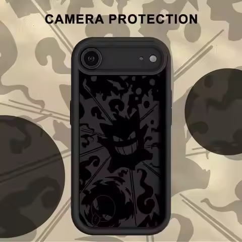 Case for iPhone 17 Pro Max 15 Plus 16 13 14 17e 11 Air 12 Pro Phone Cover Funny Pokemon Gengar