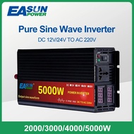 Brand new Car Inverter 2000W 3000W 4000W 5000W 24V Dc To 220V AC Converter Power Car Micro Solar Inv