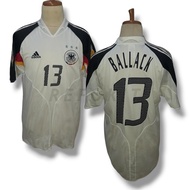 Jersey Original Retro Jerman Germany Home Euro 2004 BALLACK 13 RARE