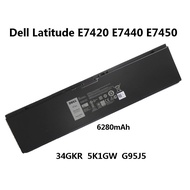 Dell Latitude E7420 E7440 E7450  Battery For Replacement Laptop Notebook Battery @ 34GKR 5K1GW G95J5