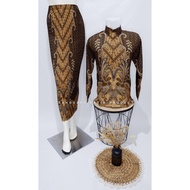 Batik couple/baju batik couple/batik set/batik Long Sleeve/Skirt set