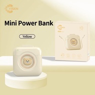 Yisen Cute Bear 20000mAh Mini PowerBank Built in 2 Cables Portable Design Led Capacity Display Fast 