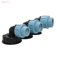 【IMBUTFL】20/25/32mm Garden Pipe Elbow Outlet Connector Water Splitter IBC Tank Adapter