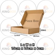 Kotak Packing Box Carton Box Paper Boxes Pizza Box / 15x15x6cm