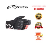 ALPINESTARS GLOVE HYDE XT DRYSTAR XF BLACK / BRIGHT RED