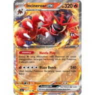 TCG Incineroar EX HOLO SV5s 031/142 POKEMON INDONESIA CARD Original