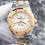 Audemars Piguet Audemars Piguet Royal Oak Men's Watch 15450 Gold White Dial Three-Hand Calendar Unisex Mechanical Watch