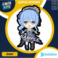GANTUNGAN Hololive JP Hoshimachi Suisei Keychain / Vtuber Suisei Keychain