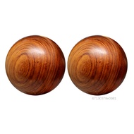 1 đôi Bóng Baoding Huanghua Pear Bóng ném thể dục Bóng gỗ Tròn Bóng sức khỏe Người cao tuổi trung ni