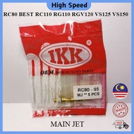 SUZUKI RC80 BEST RC110 RG110 RG SPORT RGV120 VS125 VS150 MAIN JET 80-150 PER PCS IKK MJ MINJET MAINJ