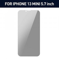 屯京 - 倍思 適用Apple iphone 13 Mini 5.4吋 全屏防偷窺 手機鋼化玻璃保護膜 保護貼連貼膜器 全屏全玻璃 [兩片裝+貼膜] 黑色