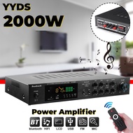 YYDS - SUNBUCK 2000W 220V HIFI AV Power Amplifier Audio Subwoofer HiFi Stereo Surround Sound Digital