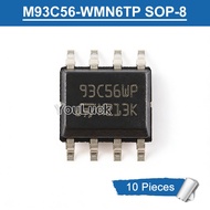 10pcs Original 93C56WP M93C56-WMN6TP SOP-8 2Kbit Serial I2C Bus EEPROM Chip IC New