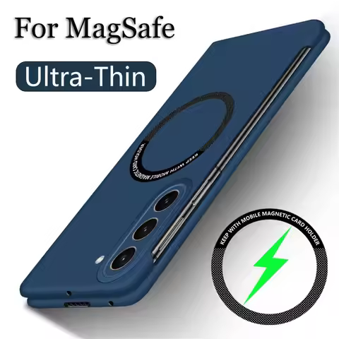 Luxury Matte Ultra Thin for Magsafe Magnetic Case For Samsung Z Fold6 Fold5 Fold4 Fold3 Fold2 Z Flip