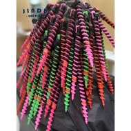 Spiral Bar Hairdressing Bar Hair Salon Wool Wavy Perm Long Curly Hair Hairdressing Tool Haircut Shop