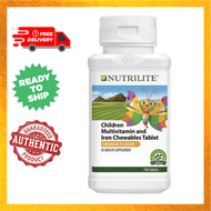 Amway Nutrilite Children Multivitamin And Iron Chewables Tablet - 100 Tab - 100% Amway Original Supplement