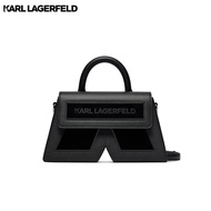 KARL LAGERFELD -  IKON K SMALL LEATHER CROSSBODY BAG 240W3190 กระเป๋าพาดลำตัว