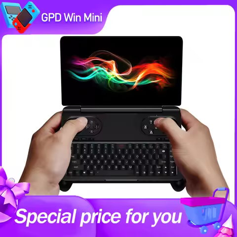GPD WIN MINI 2025 Gaming Handheld - 8840U Ryzen AI 9 HX370 Processor 7" 120Hz High Refresh Rate Scre