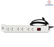 German Rack G7-0006 AC POWER DISTRIBUTION 6 Univeral Outlet L 3 M. & Surge Protection