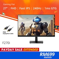 PRISM+ F270i 27" IPS 240Hz/180Hz 1ms FHD 130% sRGB Gaming Monitor [1920 x 1080]
