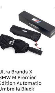 海外預訂 ultra brands x BMW M power 聯名縮骨雨傘