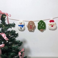 【DIY材料包】聖誕節小掛飾材料包-俄羅斯刺繡(附完整工具及教學)