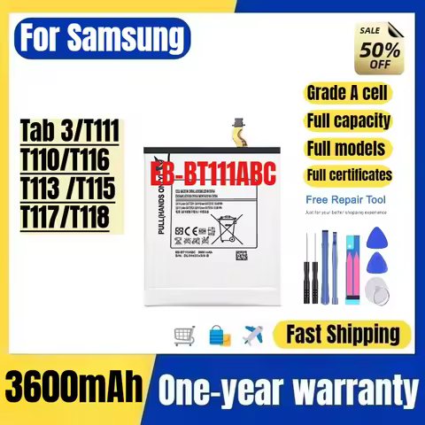 EB-BT111ABC for Samsung Tab 3/T111/T110/T116/T113 /T115/T117/T118 Tablet Battery High Quality High C
