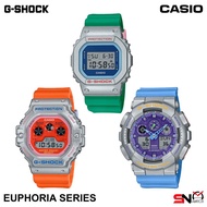 Casio G-Shock Euphoria Series DW-5600EU DW-5900EU GA-100EU Resin Band Men Sports Watch Jam Tangan Le