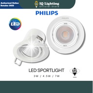 Philips LED Eyeball 59751 Kyanite 3W 59556 Pameron 070 7W DIM 59776 Pameron 7W Recessed Spotlight SL