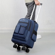 Double Shoulder Trolley Universal Wheel Multifunctional Business Trip Boarding Travel Student Busine