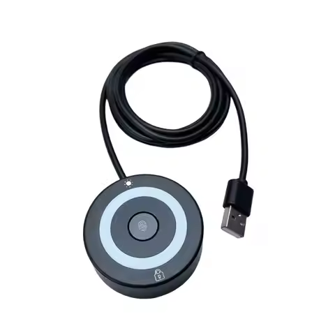 B24B USB Fingerprint Login Reader For Windows Hello Fingerprint Unlocking Lock Screen Win10/11 Compu