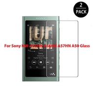 2Pack 2.5D Tempered Glass For Sony Walkman NW-A55HN A56HN A57HN A50 A55 A56 A57 MP3 Player Screen Protector Clear