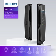 Philips Smart Lock EasyKey DDL702E Smart Push-pull door lock  Included Installation Fingerprint door