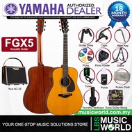 Yamaha FGX5 41" Dreadnought Solid Sitka Spruce Top Acoustic Guitar With Pickup (FGX 5)