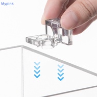 Mypink 4pcs 6mm/8mm/10mm Fish  Acrylic Clips Aquarium Lid Cover Support Holder  Clamp Stand Aquarium Supply MY