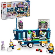 LEGO Despicable Me 4 Minions’ Music Party Bus, Creative Building Toy for Kids, Fun Despicable Me Toy