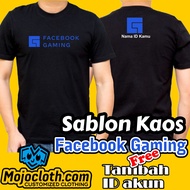 Kaos Facebook Gaming free Custom Nama Akun