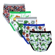 Handcraft Lego Jurassic World 5-Pack Boys Briefs Underwear Toddler Little Big Kid Dinosaurs